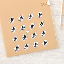 Adesivos de Planejador de Vassoura de Bruxa de Hal