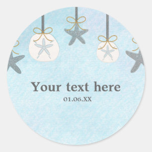 Adesivos de Praia de Estrela-do-Mar Pendurada e Dó