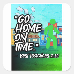 Adesivos de práticas recomendadas