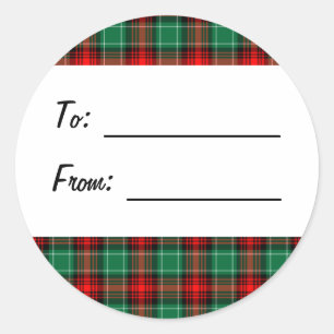 Adesivos de Presente Personalizados Xadrez Verde V