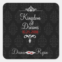 Adesivos de Presente Preto