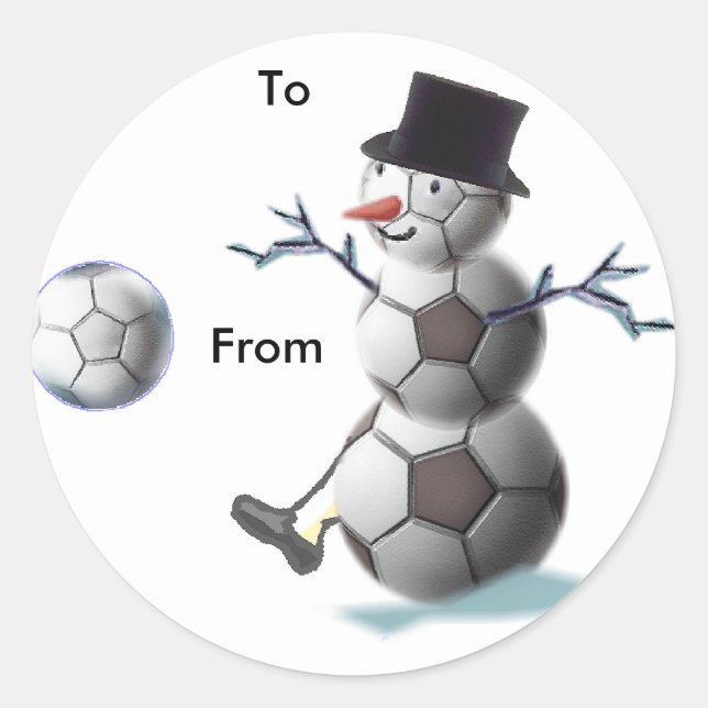 Adesivos de presentes no Natal do Futebol (Frente)