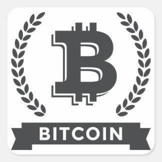 Adesivos de quadrado de Bitmoedas