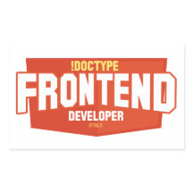 adesivos de revelação front-end