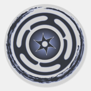 Adesivos de roda (azul) do Hecate