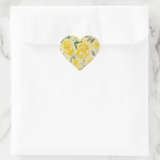 Adesivos de Rosas Amarelas (Bolsa)