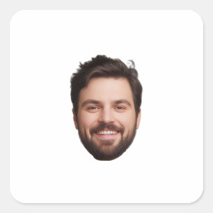 Adesivos de Rosto Personalizados à Prova d'Água