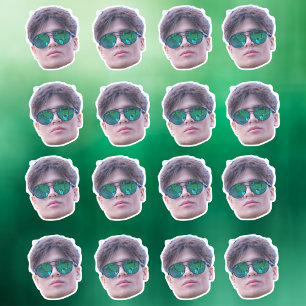 Adesivos de Rosto Personalizados, Adesivos Persona
