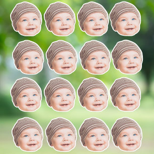 Adesivos de Rosto Personalizados Foto do Rosto