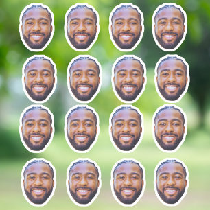 Adesivos de Rosto Personalizados Foto do Rosto