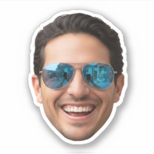 Adesivos de Rosto Personalizados, Rosto, Foto 