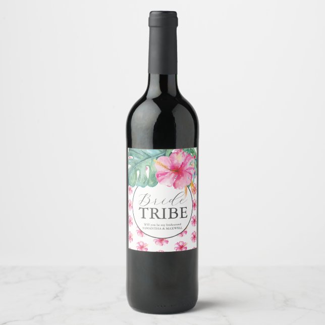Adesivos de rótulo de vinho personalizados com aqu (Frente)