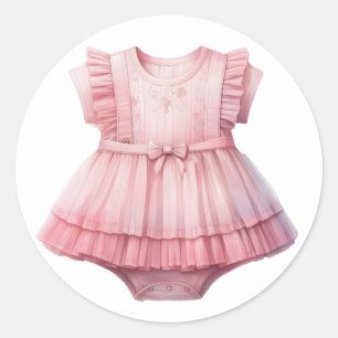 Adesivos de Roupas de Bebê Rosa