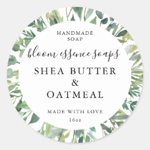 Adesivos de sabão personalizáveis
