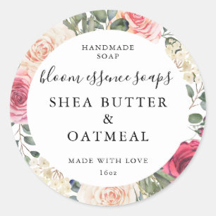 Adesivos de sabão personalizáveis