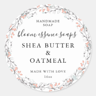 Adesivos de sabão personalizáveis