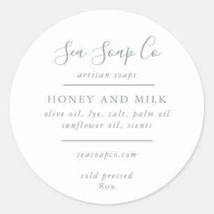 Adesivos de sabão personalizáveis