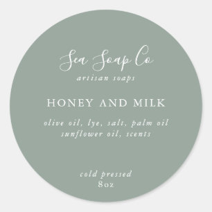 Adesivos de sabão personalizáveis