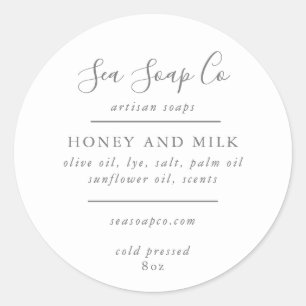 Adesivos de sabão personalizáveis