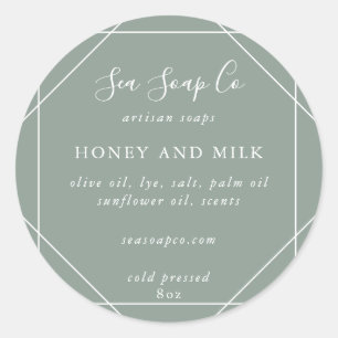 Adesivos de sabão personalizáveis