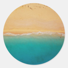 Adesivos de selagem de envelopes de praia