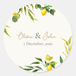 Adesivos de Selos de Envelope de Casamento de Limã
