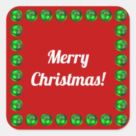 Adesivos de Selos de Envelope de Feliz Natal