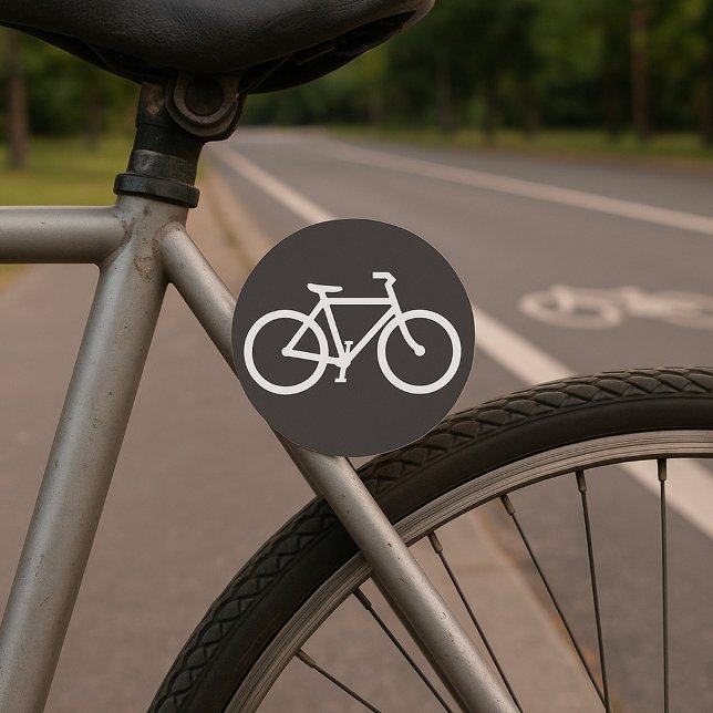 Adesivos de Símbolo de Bicicleta Preto e Branco (Criador carregado)