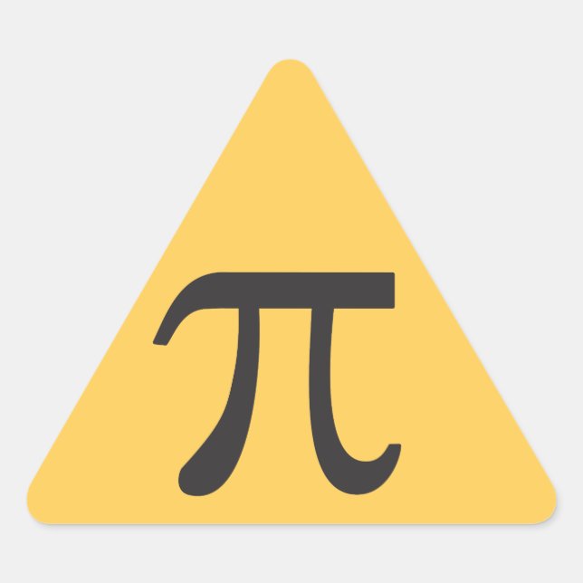 Adesivos de Símbolo Pi (Frente)