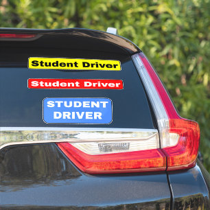 Adesivos de Sinalização de Motorista Estudante (Ca