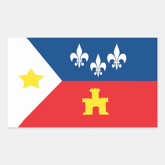 Adesivos de Sinalizador Acadiana Cajun (Frente)