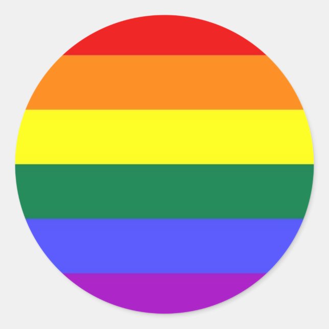 Adesivos de Sinalizador Arco-íris (Frente)