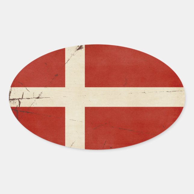 Adesivos de Sinalizador da Dinamarca (Frente)