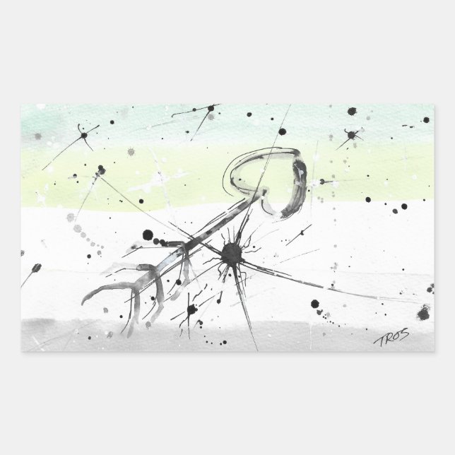 Adesivos de Sinalizador do Orgulho Aromanttico (Ar (Frente)