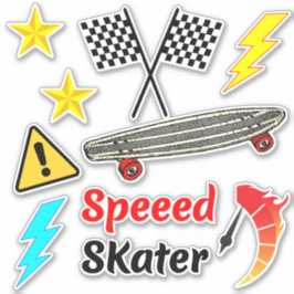 Adesivos de Skate Antigo (Designs Estéticos)