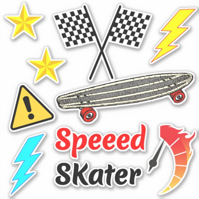 Adesivos de Skate Antigo (Designs Estéticos) (Frente)