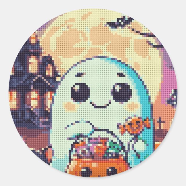 Adesivos de Tema de Halloween  (Frente)