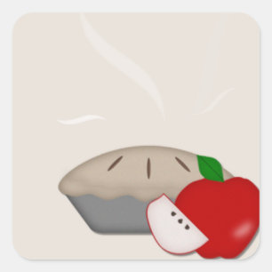 Adesivos de torta de maçã