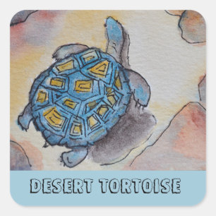 Adesivos de Tortoise do Deserto