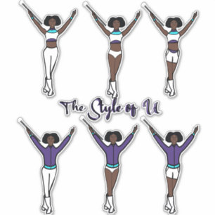Adesivos de Troca Rápida Majorette (Aqua Grape)