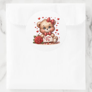 Adesivos de Ursinho de São Valentim