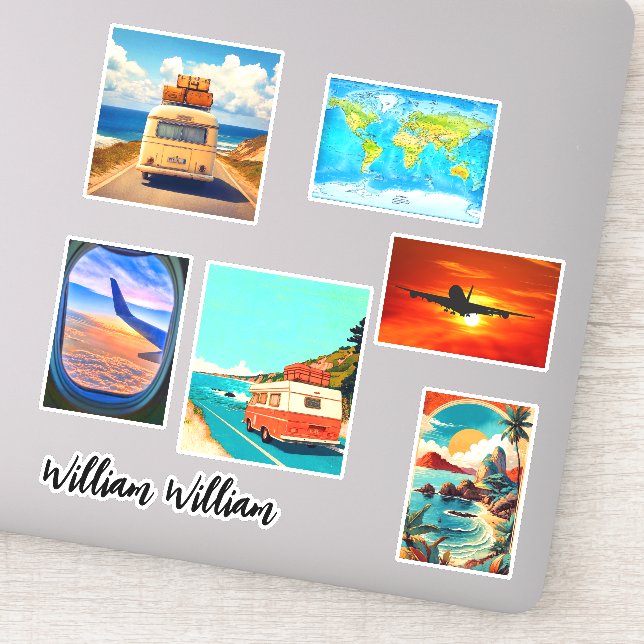 Adesivos de Viagem & Viagem para Malas (Viagens) (Detalhe)