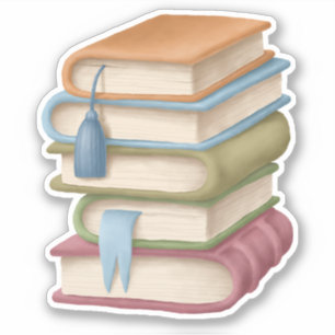 Adesivos de Vinil de Leitura Divertida para Livros