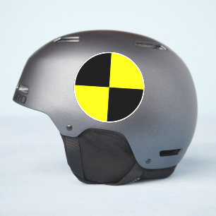 Adesivos de vinilo para teste de colisão   preto e