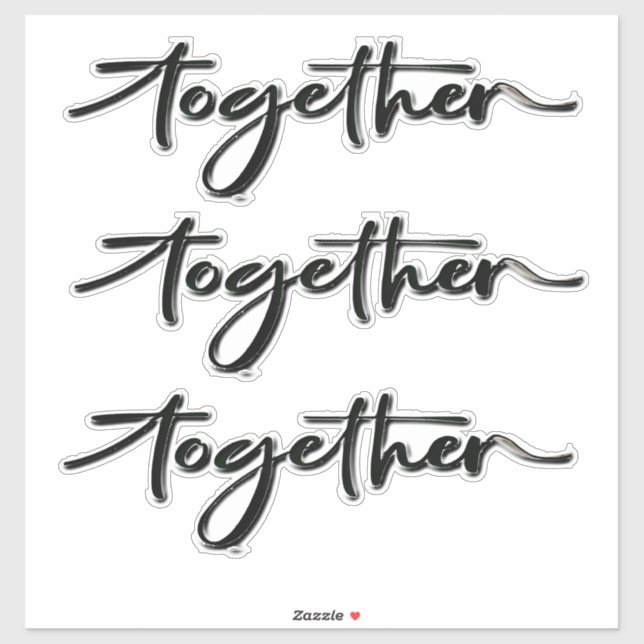 Adesivos Desenhados Juntos (Folha)