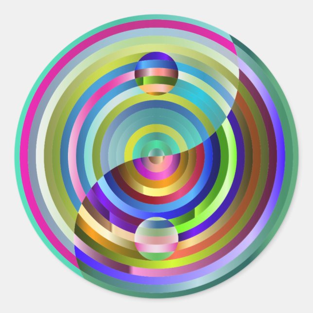 adesivos do arco-íris yang (Frente)