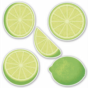 Adesivos do Conjunto de Ícones do Limão