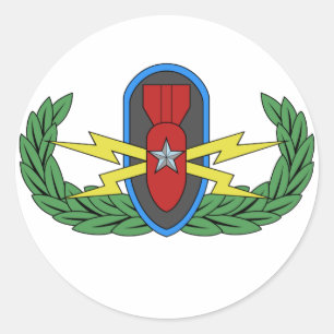 Adesivos do Crachá do Mais velho EOD