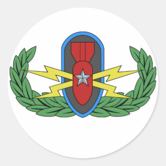 Adesivos do Crachá do Mais velho EOD