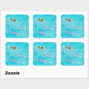 Adesivos do Dia das Crianças Koinobori